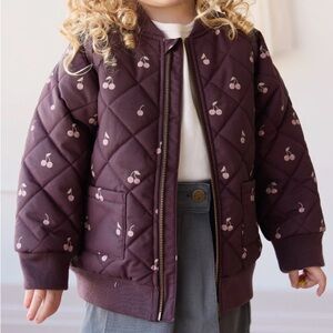 NWT Jamie Kay 5t Quilted Cherry Print Jacket
